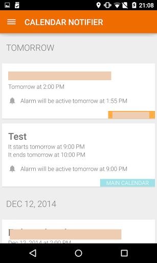 Calendar Events Notifier(日歷提醒)