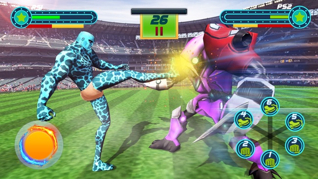 Robot vs Superhero Fighting 3D