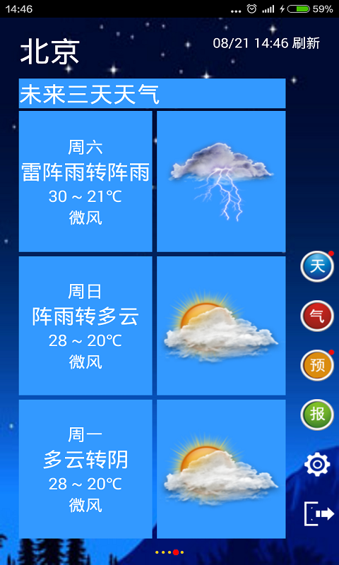 全国天气预报