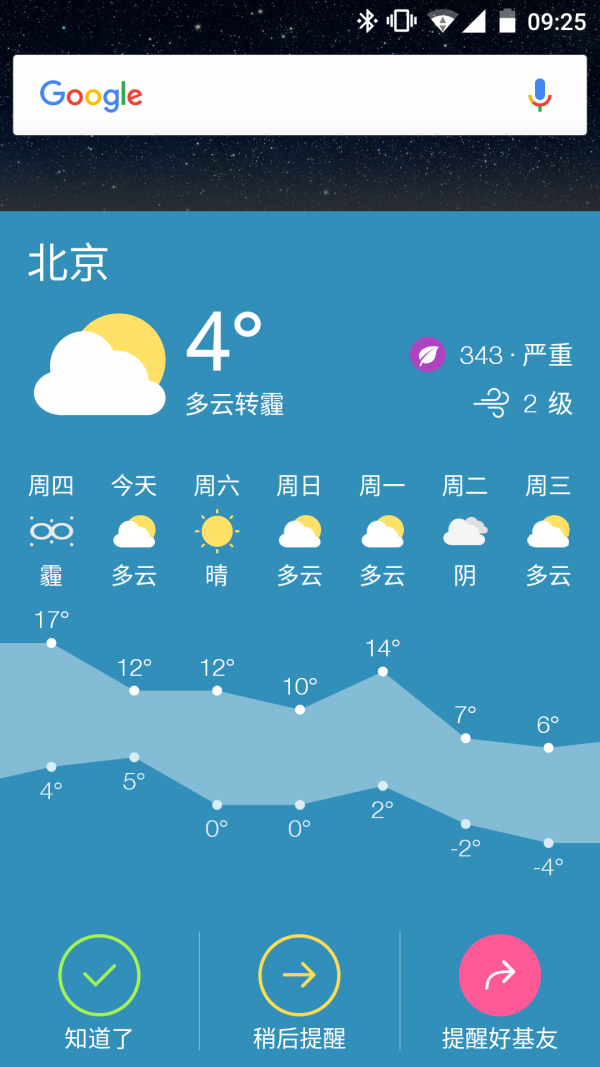 那儿天气