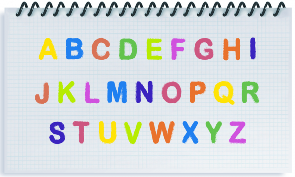小孩学写字母