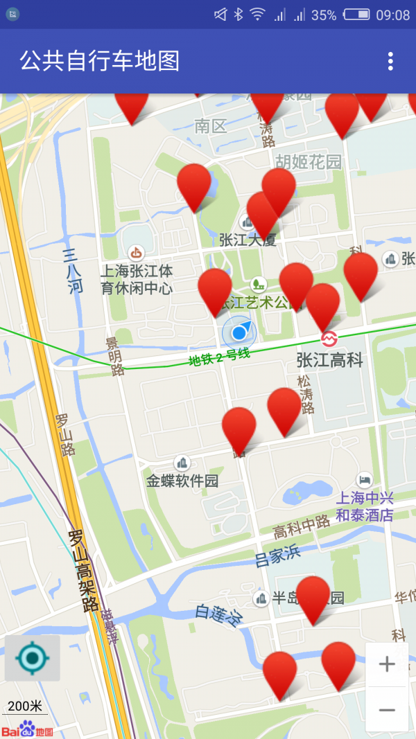 永久上海公共自行车地图