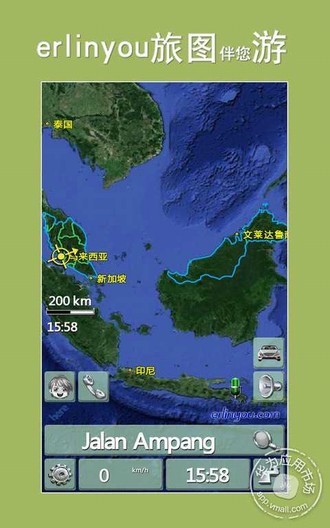 马来西亚地图中文版