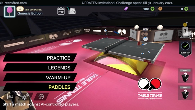 Table Tennis ReCrafted!蘋果版