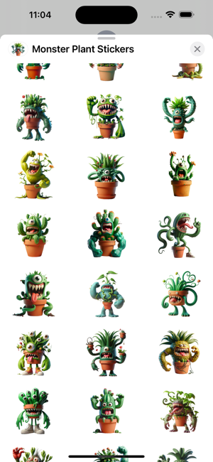 Monster Plant StickersiPhone版