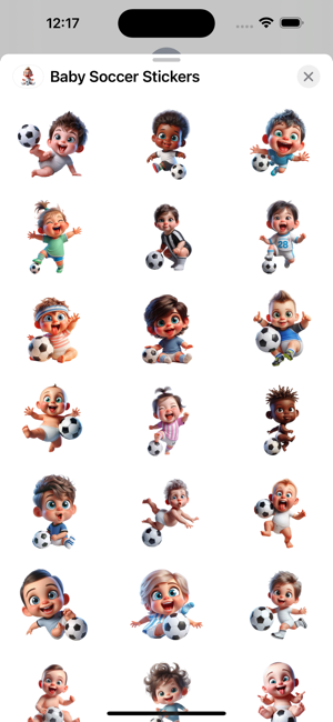 Baby Soccer StickersiPhone版