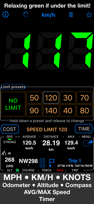 Speedometer55Pro.GPSkit.iPhone版