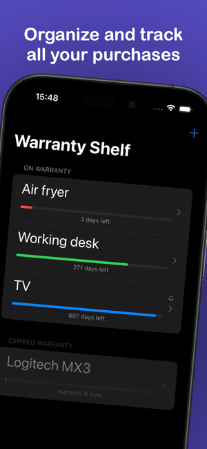 Warranty ShelfiPhone版