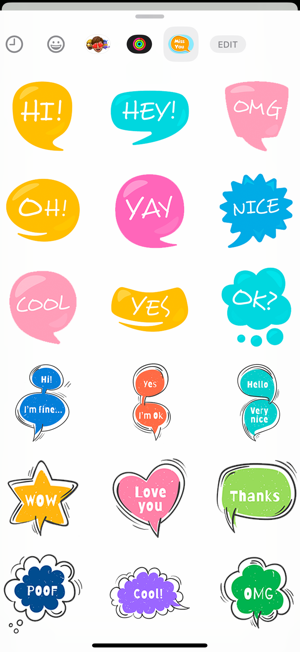 Talking Bubble StickersiPhone版