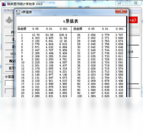 临床医师统计学助手PC版