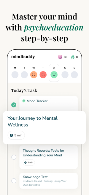 MindBuddy: Mood Journal & CBTiPhone版