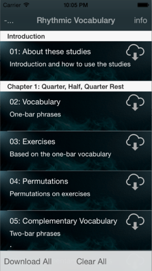 RhythmicVocabularyForAllInstrumentsiPhone版