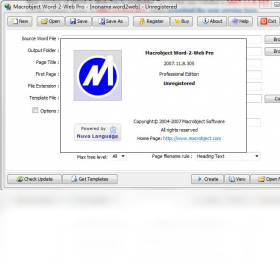 Macrobject Word-2-Web Converter PC版