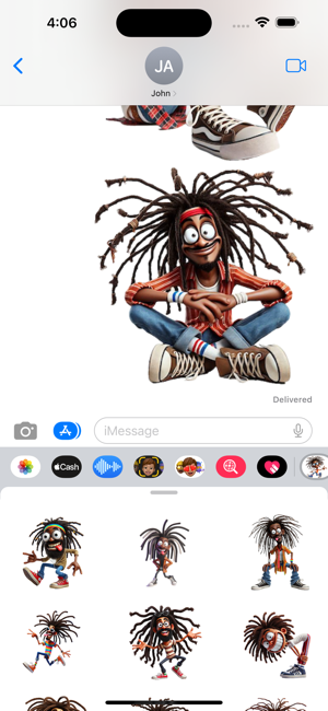 Wacky Dreadlock StickersiPhone版