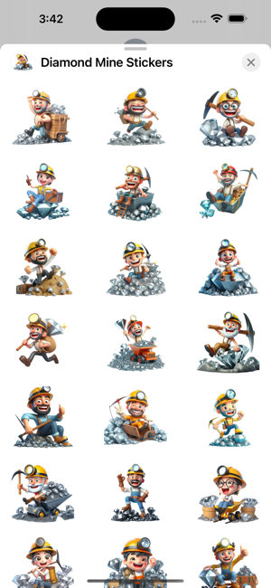 Diamond Mine StickersiPhone版