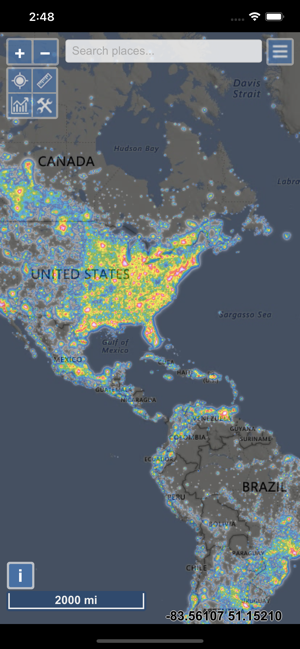 LightPollutionMapiPhone版