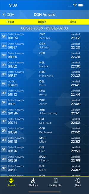 DohaAirportInfoDOH+RadariPhone版