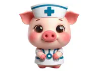 Piglet Nurse StickersiPhone版