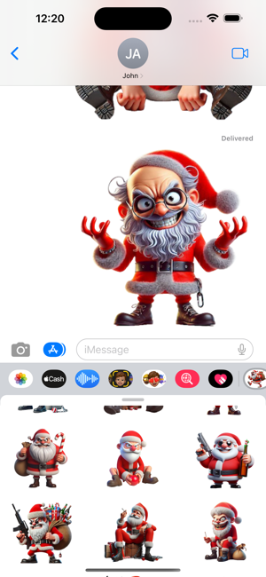 Bad Santa StickersiPhone版