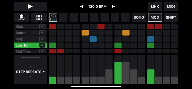 OCTACHRONMIDIDrumSequenceriPhone版