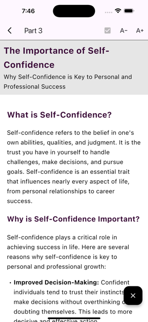 Master Your Self ConfidenceiPhone版