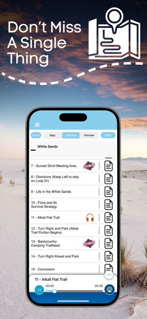 White Sands NP GPS Audio TouriPhone版
