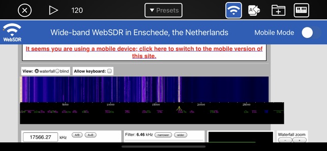 WebSDRiPhone版