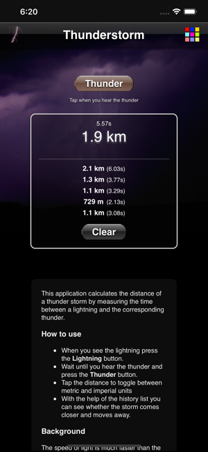 ThunderstormCalculatoriPhone版