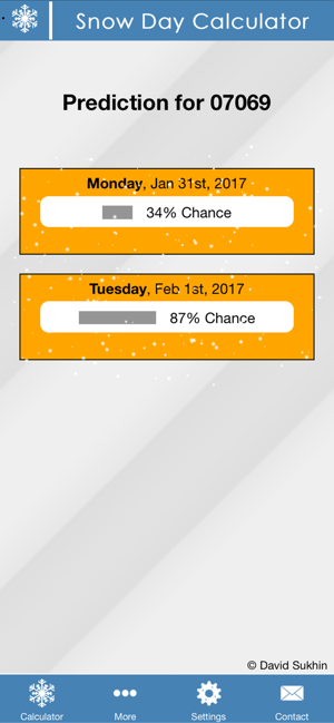 SnowDayCalculatoriPhone版
