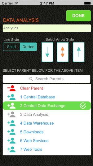 HierarchyFlowchartMakeriPhone版