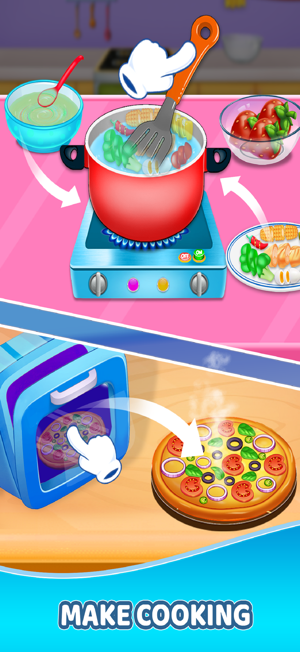 Kitchen Toy Kit Cooking GamesiPhone版