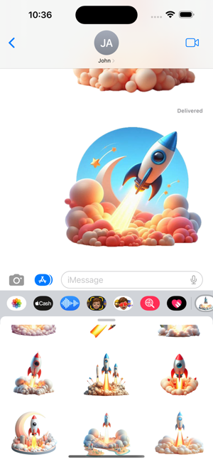 Rocket Launch StickersiPhone版