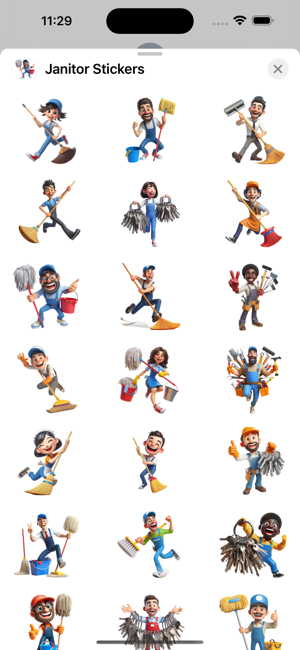 Janitor StickersiPhone版