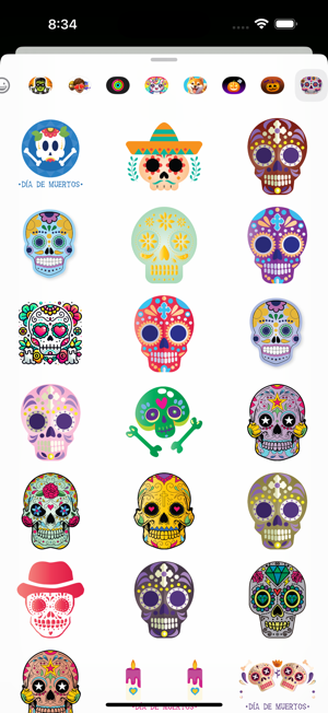 Calaveritas Skulls StickersiPhone版