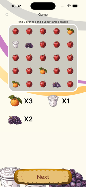 Find Corresponding Food GameiPhone版