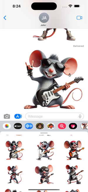 Rockstar Mouse StickersiPhone版