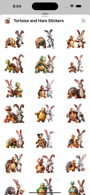 Tortoise and Hare StickersiPhone版