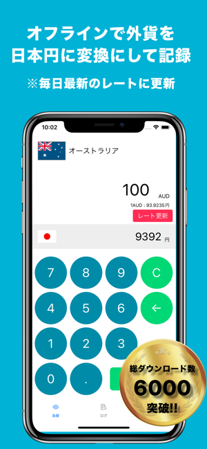 海外旅行の為替計算メモiPhone版