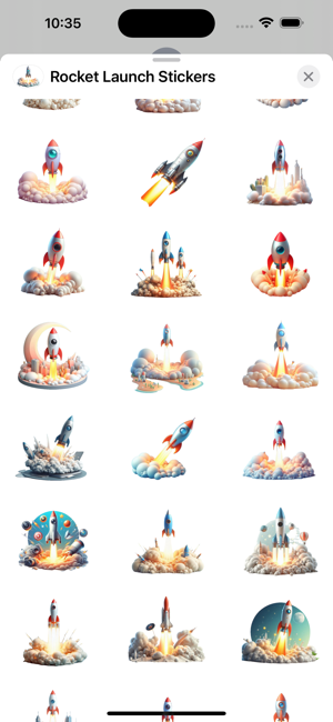 Rocket Launch StickersiPhone版