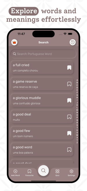 Portuguese Dictionary AppiPhone版