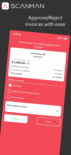 SCANMAN Invoice Approval 3iPhone版