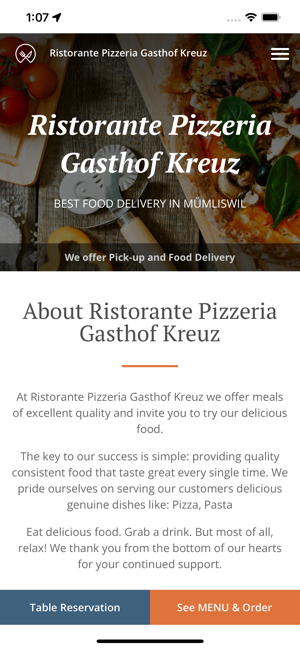 Pizzeria Gasthof KreuziPhone版