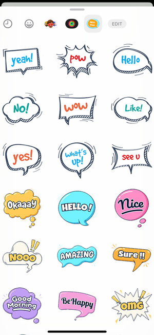 Talking Bubble StickersiPhone版