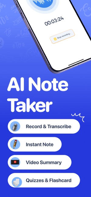 In a Nutshell: AI Note TakeriPhone版