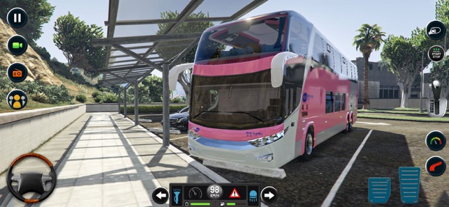 巴士驾驶模拟器游戏2024：离线赛车‬iPhone版
