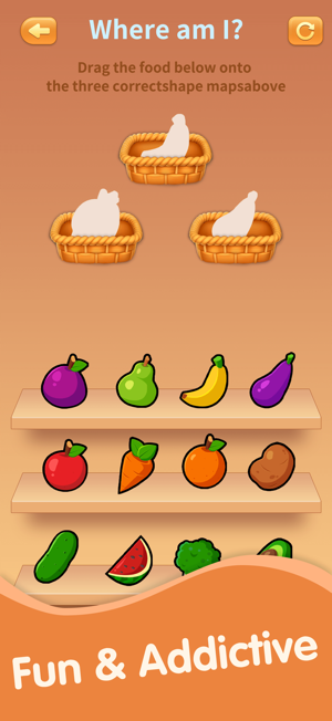 Shape Finder: Fruit & VeggieiPhone版