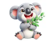 Koala Leaves StickersiPhone版