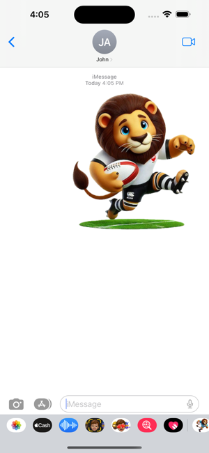 Rugby Lion StickersiPhone版