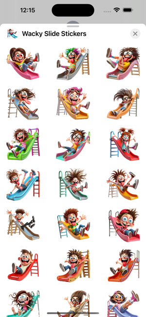 Wacky Slide StickersiPhone版