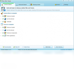 Wise Disk Cleaner FreePC版